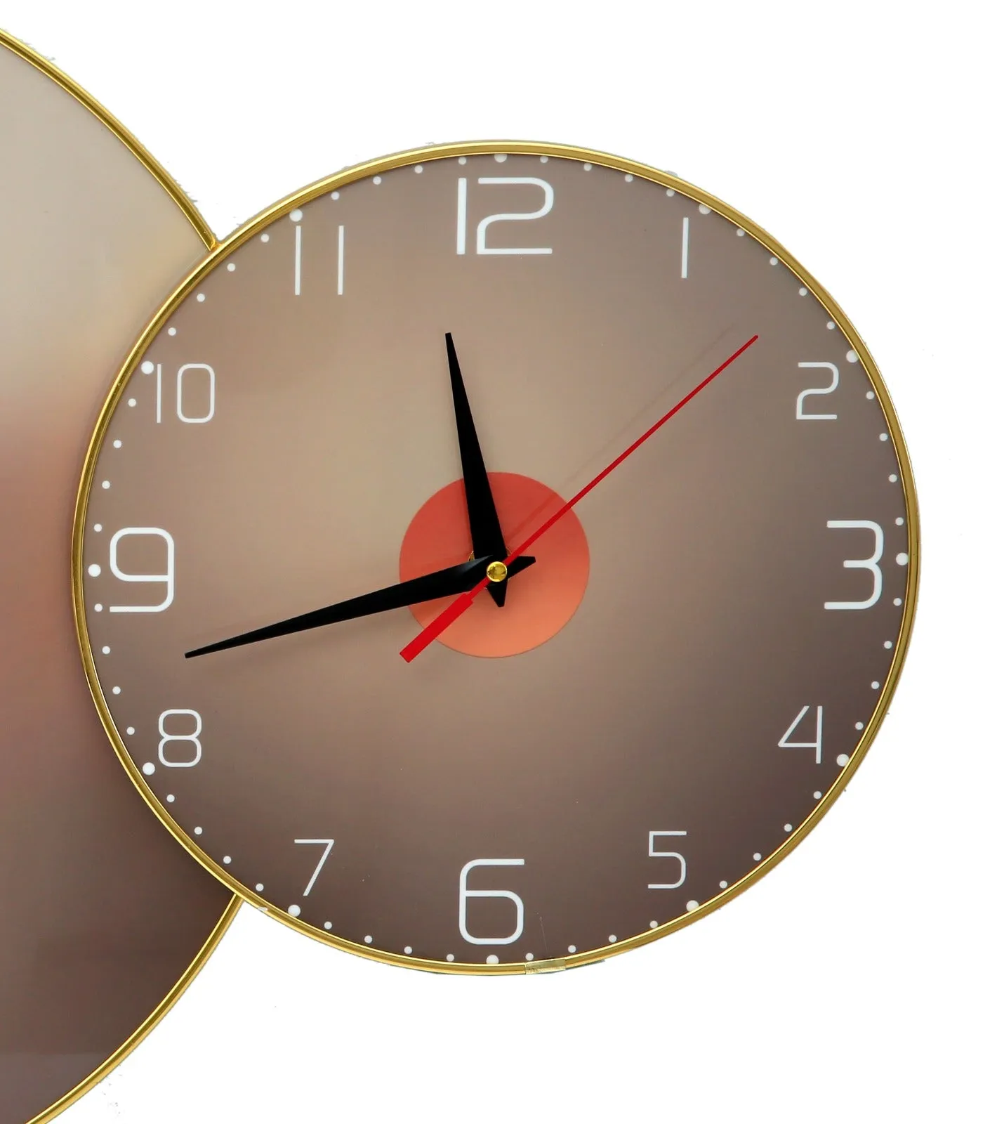 Golden Leaf Frame with Clock
