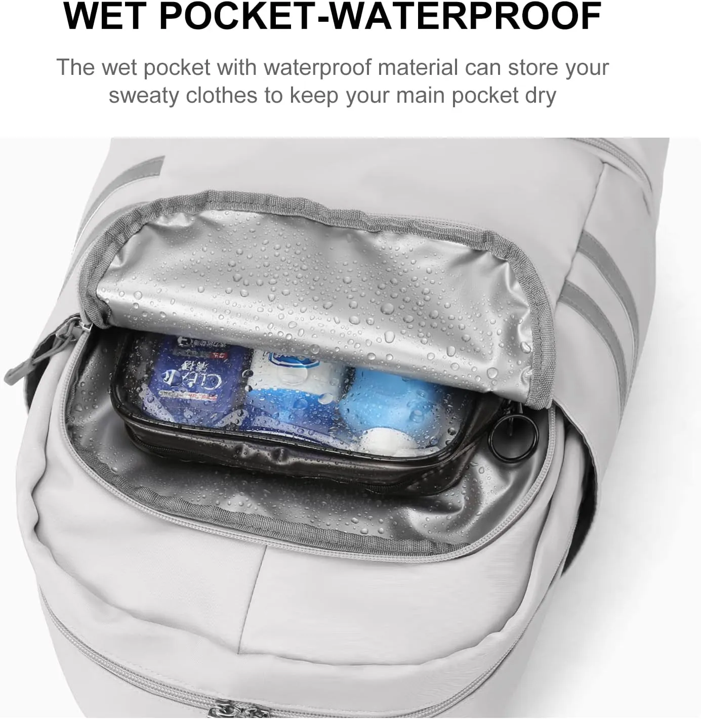 Gym Backpack for Women with Shoes Compartment & Wet Pocket, Large Women Travel Backpack Water Resistant, Sports Swimming Backpack Gym Bag