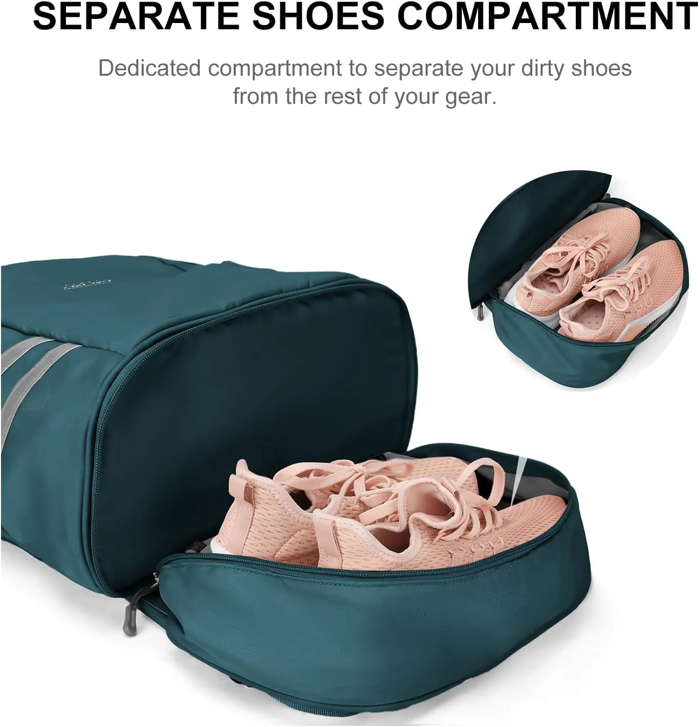Gym Backpack for Women with Shoes Compartment & Wet Pocket, Large Women Travel Backpack Water Resistant, Sports Swimming Backpack Gym Bag