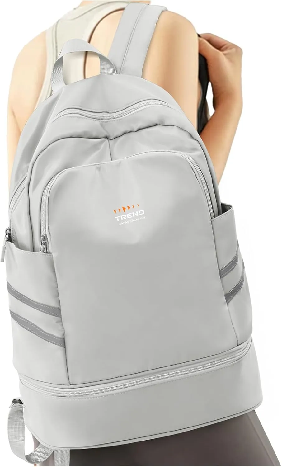 Gym Backpack for Women with Shoes Compartment & Wet Pocket, Large Women Travel Backpack Water Resistant, Sports Swimming Backpack Gym Bag