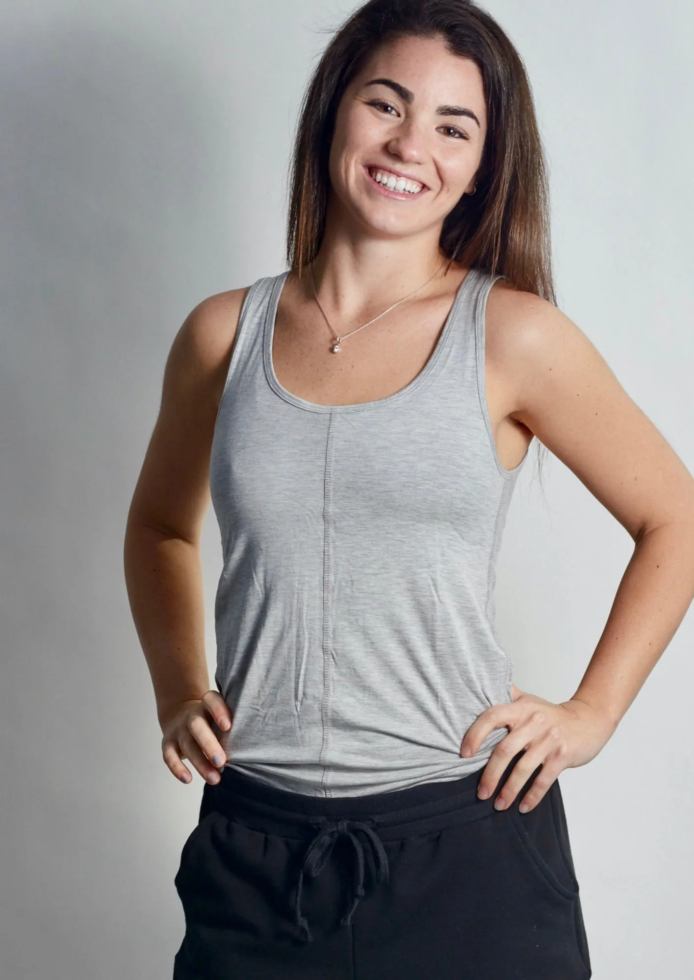 Heather Grey Essential Tank