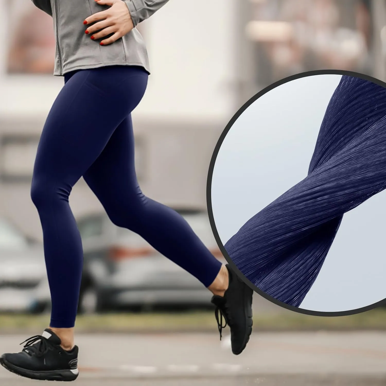 High Waisted Leggings for Women, 7/8 Full Length Buttery Soft Yoga Leggings