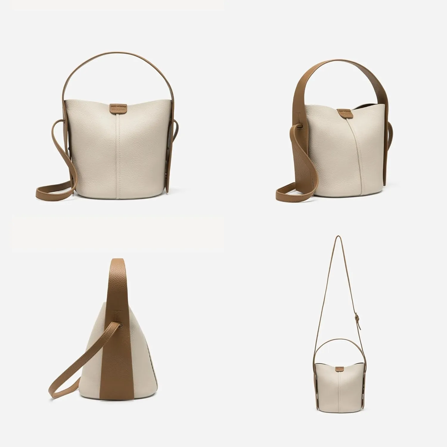 Hobo Purse, PU Leather Shoulder Bag, Tote Handbag for Work and Travel