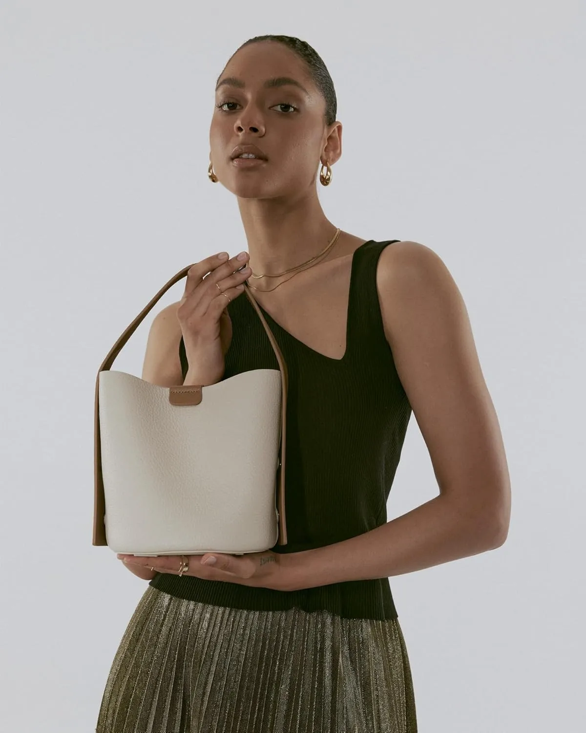 Hobo Purse, PU Leather Shoulder Bag, Tote Handbag for Work and Travel