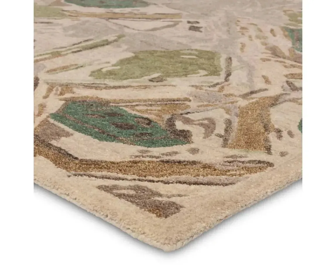 Honeycomb HNC02 Green/Taupe Rug