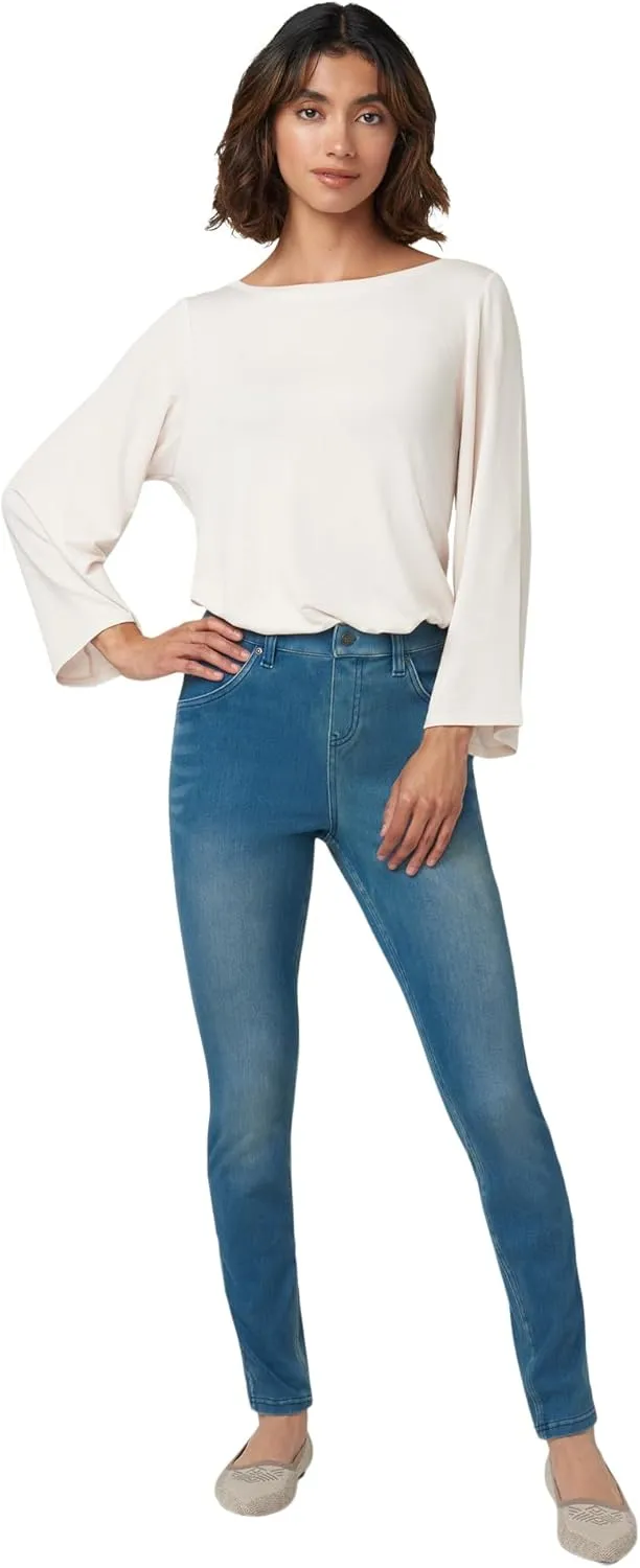 HUE Women's Ultra Soft High Waist Denim Leggings