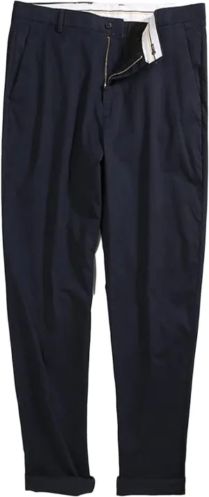 JEShifangjiusu Men's Straight Stretch Chino Pants Dress Pants Slim Fit Skinny Suit Pants Casual Lightweight Pants (40,Dark Blue), Dark Blue, 40