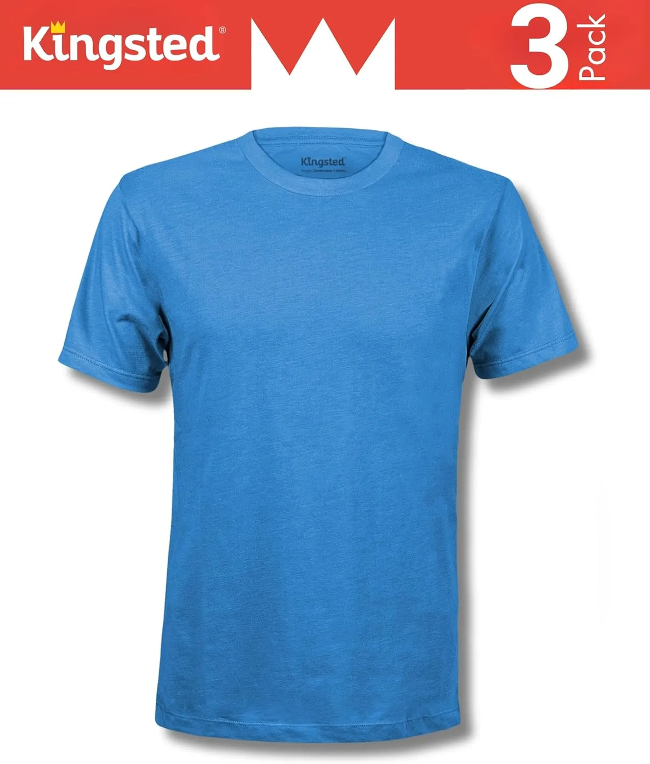 Kingsted T-Shirts for Men Pack - Royally Comfortable - Super Soft Premium Fabric - Well-Crafted Classic Tee