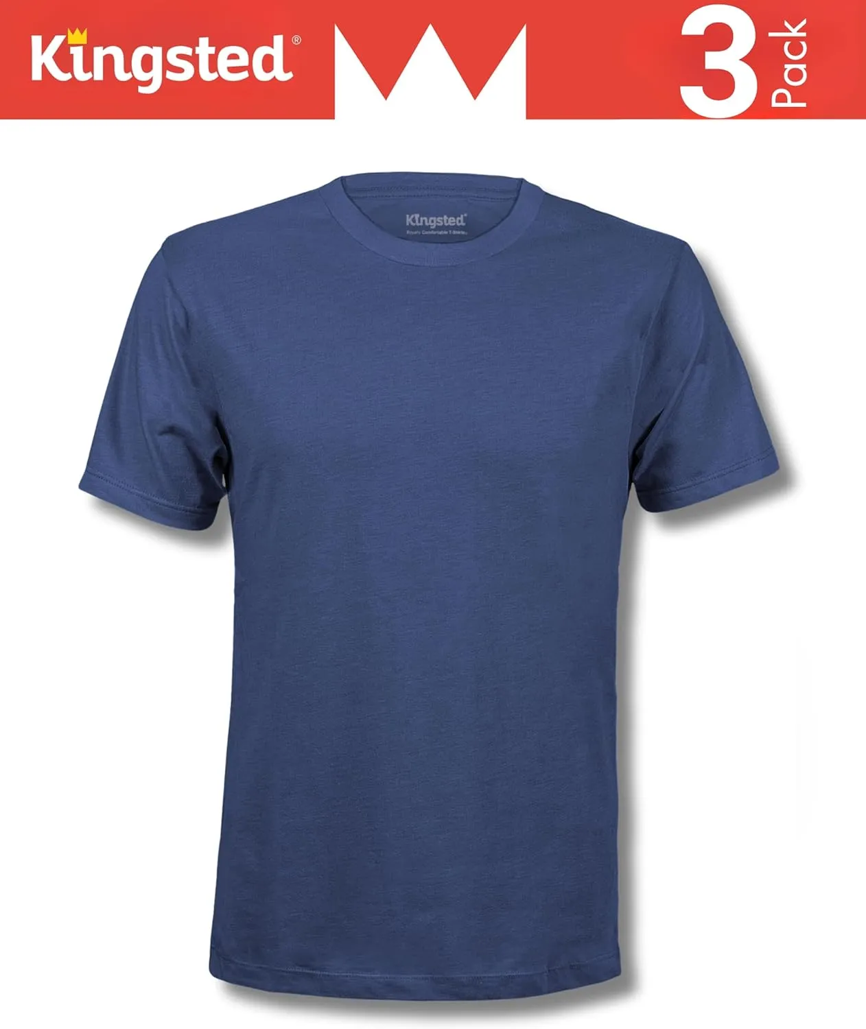 Kingsted T-Shirts for Men Pack - Royally Comfortable - Super Soft Premium Fabric - Well-Crafted Classic Tee