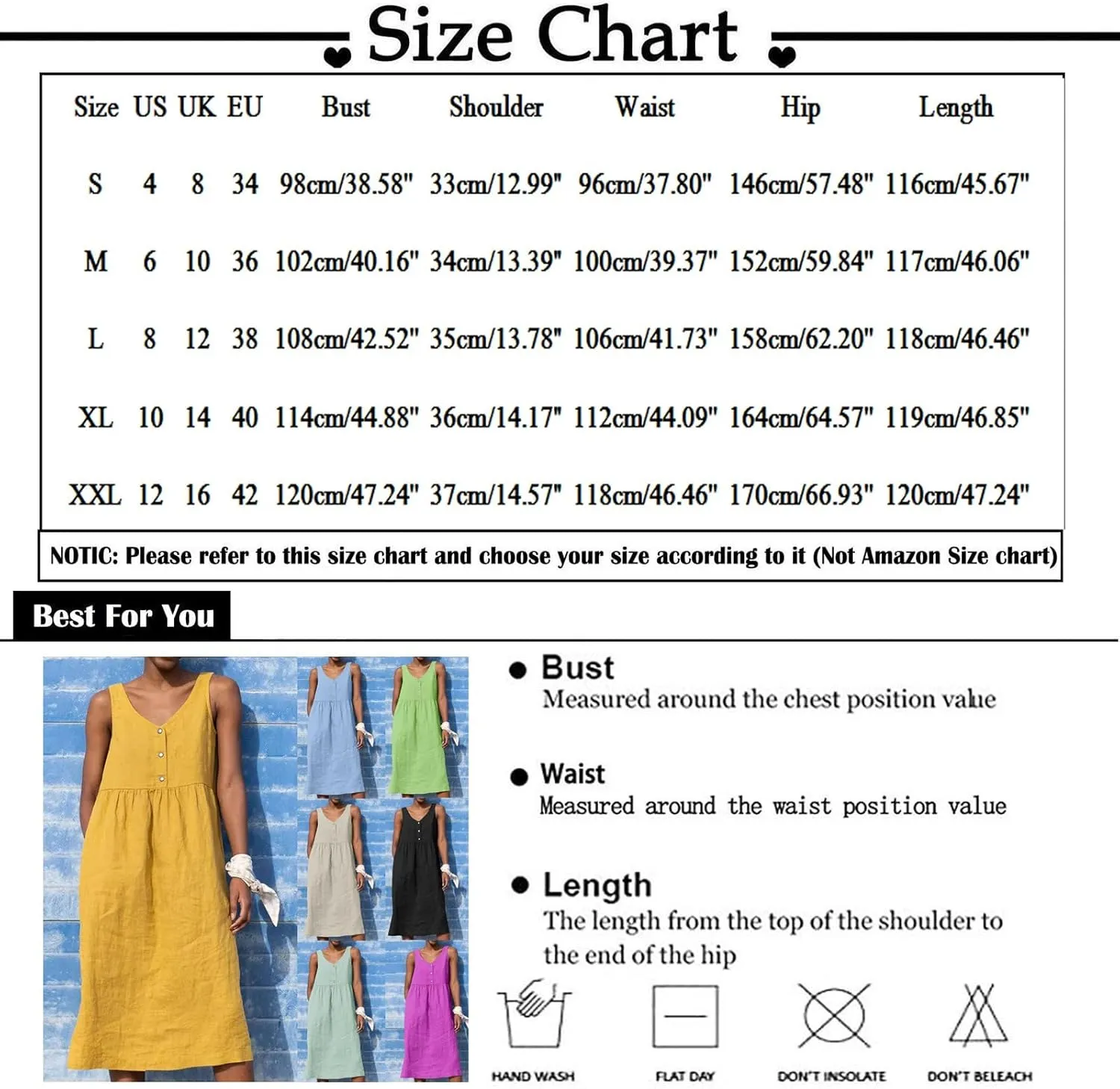 Linen Dresses for Women 2024 Summer Midi V Neck Sleeveless Button Pleated Sundresses Casual Beach Flowy Tank Dress