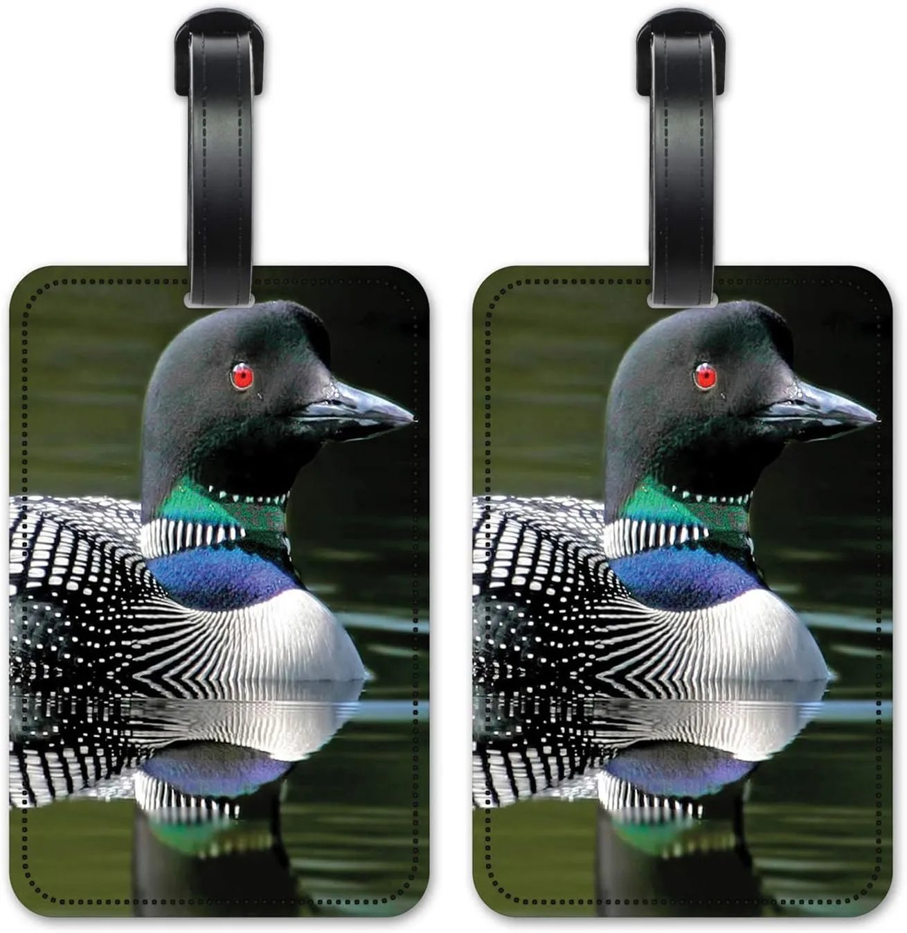 Loon - Luggage ID Tags - Suitcase Identification Cards - Set of 2