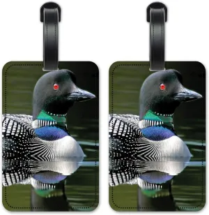 Loon - Luggage ID Tags - Suitcase Identification Cards - Set of 2