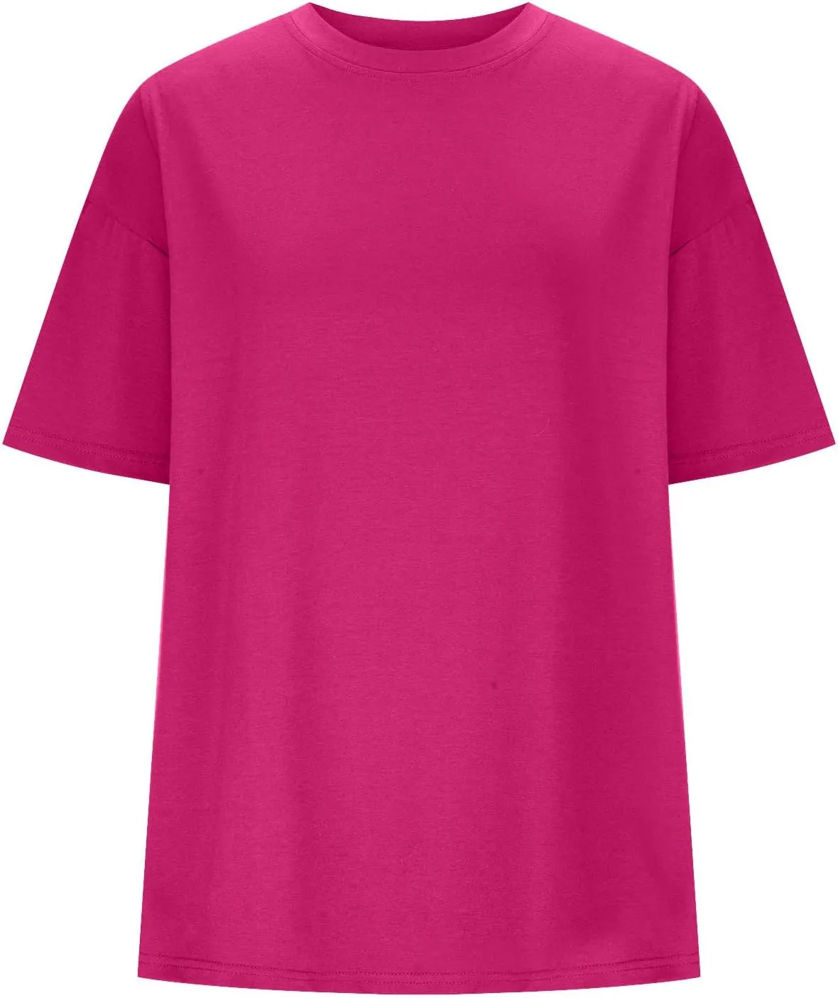 luwita Oversized T Shirts for Women Loose Fit Crewneck Short Sleeve Tops Summer Casual Blouse Y2K 2025 Basic Tees
