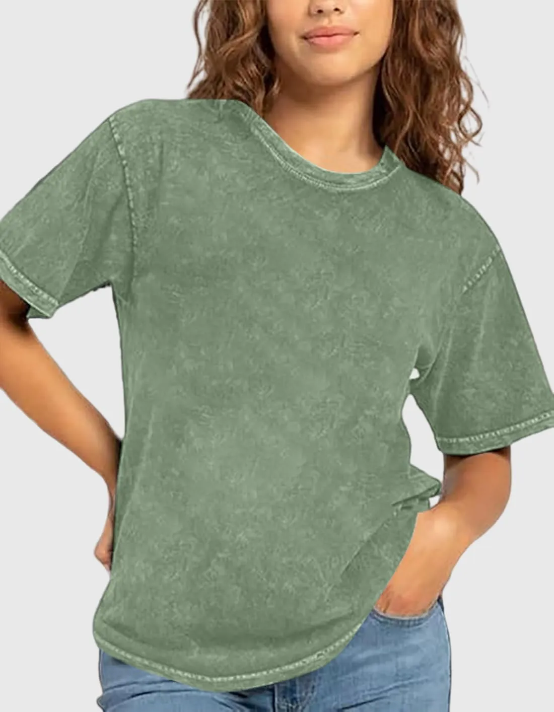 Mama Shirt Cheer Mom Shirt Graphic Tees for Women Acid Wash T-Shirt Vintage Letter Printed Tee Short Sleeve Casual Tops