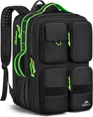 MATEIN Travel Laptop Backpack with Multiple Pockets, Heavy Duty Commuter Backpack Fits 17 Inch Laptop, TSA Large Travel Bag with Shoe Compartment, Water Resistant Padded Computer Daypack for Outdoor