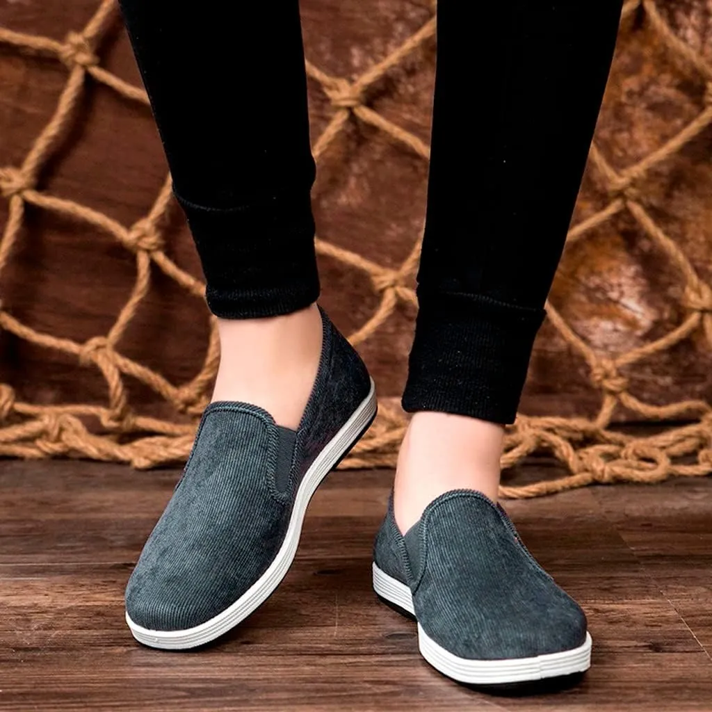 Men Slip On Sneaker Comfortable Lightweight Breathable Casual Sneaker Wide Width Orthopedic Shoes with Arch Support