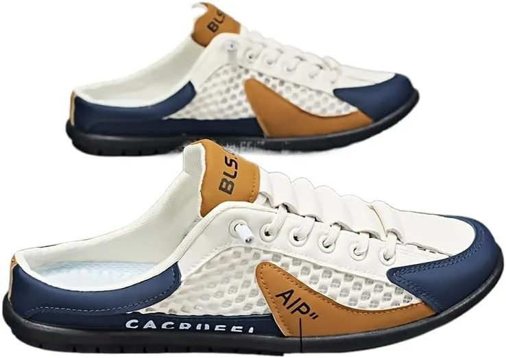 Men's Fashion Sneakers Slip-Resistant Versatile for Outdoor Activities, Breathable Fabric with EVA Insole