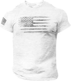 Men's Graphic T-Shirts Short Sleeve 4Th of July T Shirts Slim Fit Summer Casual Print Muscle Tee Shirt, M-XL