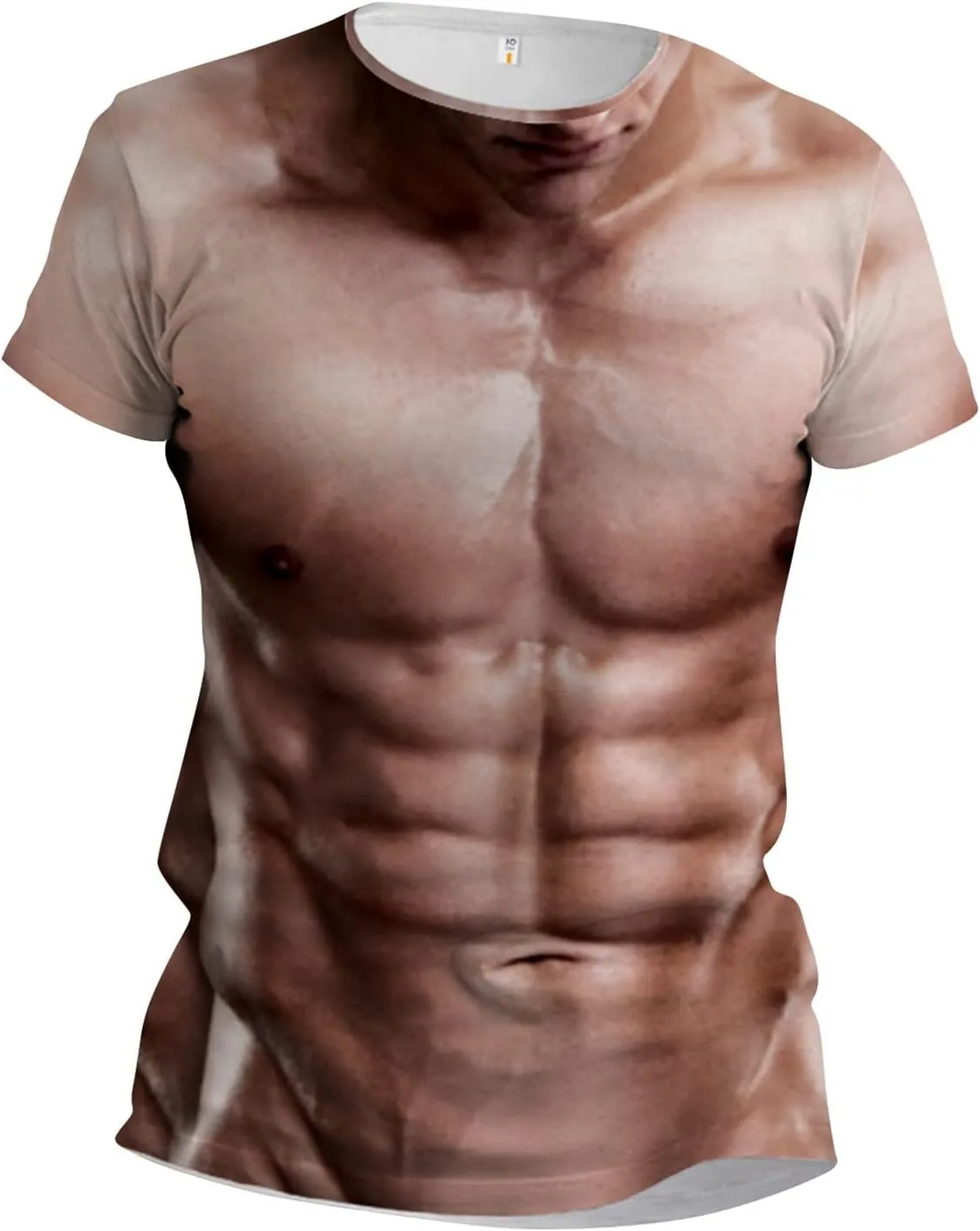 Men's Graphic Tees 3D Pattern Printed Short Sleeve Novelty Muscle T-Shirts Casual Crewneck Tee Top Shirts, M-5XL
