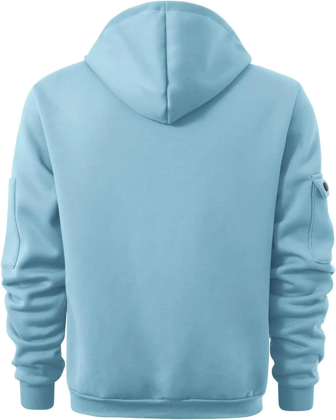 Mens Hoodies 1/4 Zip Fashion Running Athletic Drawstring Sweatshirt for Men Casual Stylish Hoodie with Pockets