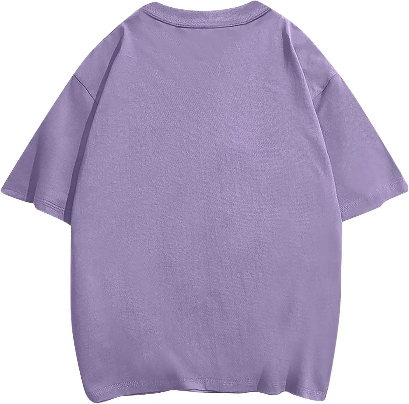 Mens Oversize Pullover Solid Color Casual Tees Fashion Drop Shoulder Short Sleeve Tshirts