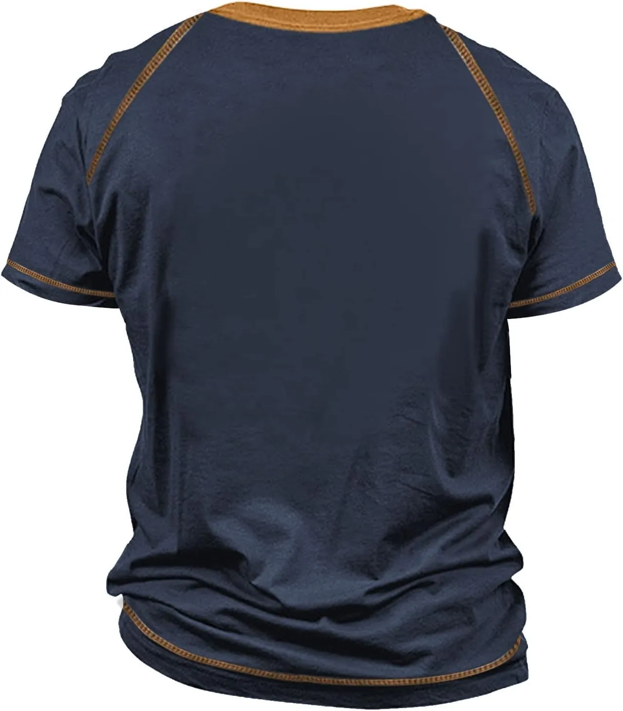 Mens Personalised Graphic Tees Raglan T-Shirt Retro Short Sleeve Round Neck Letter Printing Tops