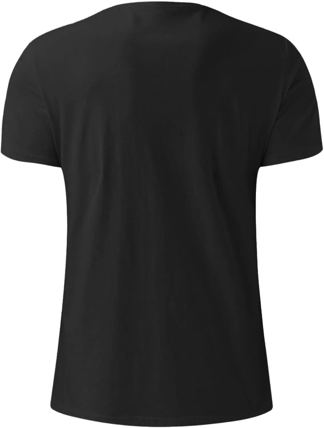 Mens Personalised Graphic Tees Round Neck Short Sleeve Loose Summer Tops Fashion T-Shirt with Creative Letters Retro Print