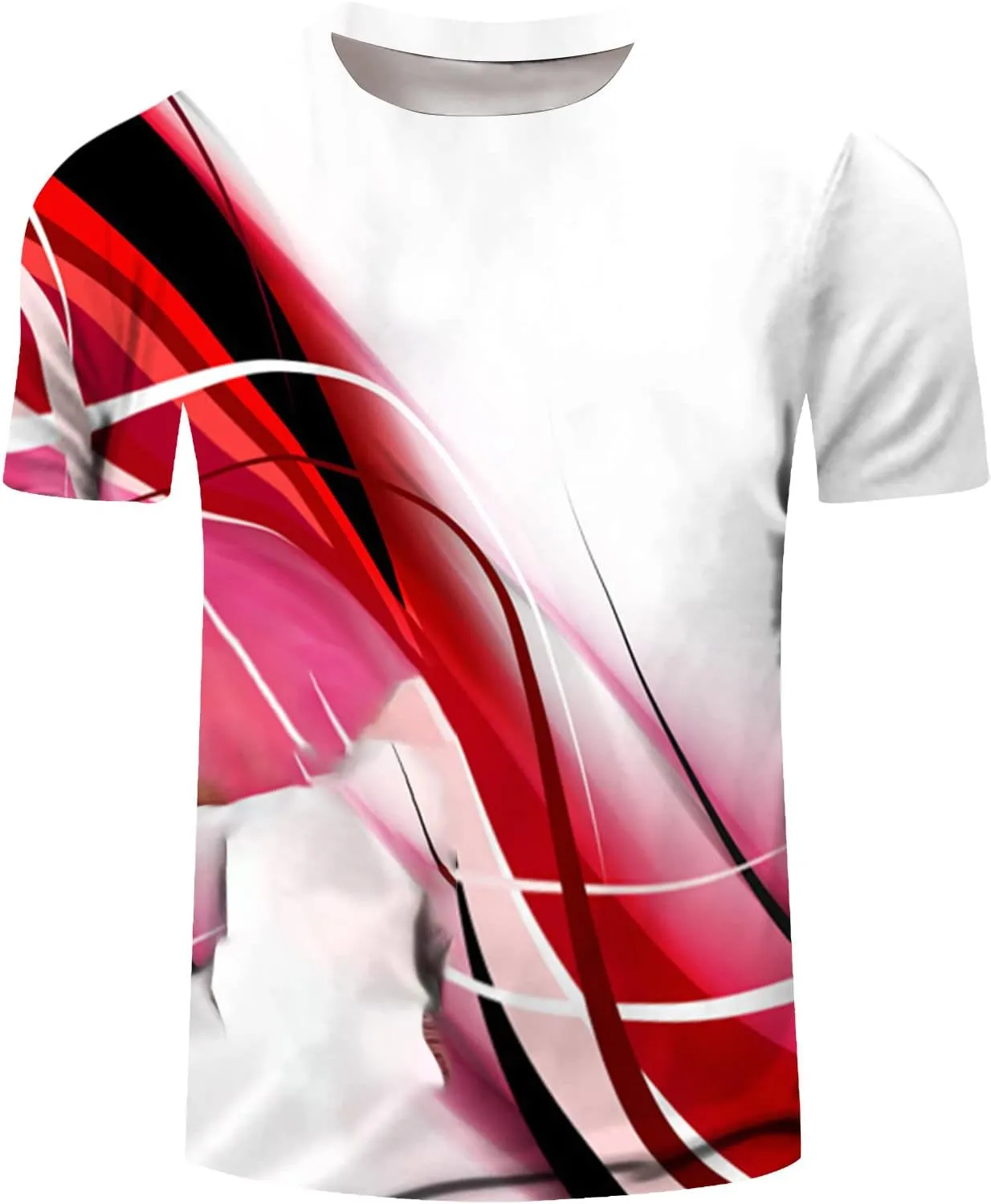 Mens Personalised Graphic Tees T-Shirt Short Sleeve Printed Summer Round Neck Top Casual Sweatshirt