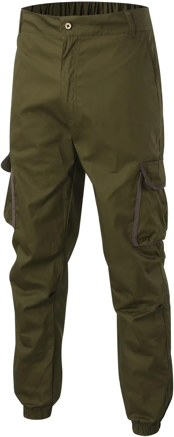 Mens Sweatpants with Pockets Big and Tall Harem Hip Hop Pants Mens Cargo Pants Cotton Sweatpants Fashion Joggers Sports