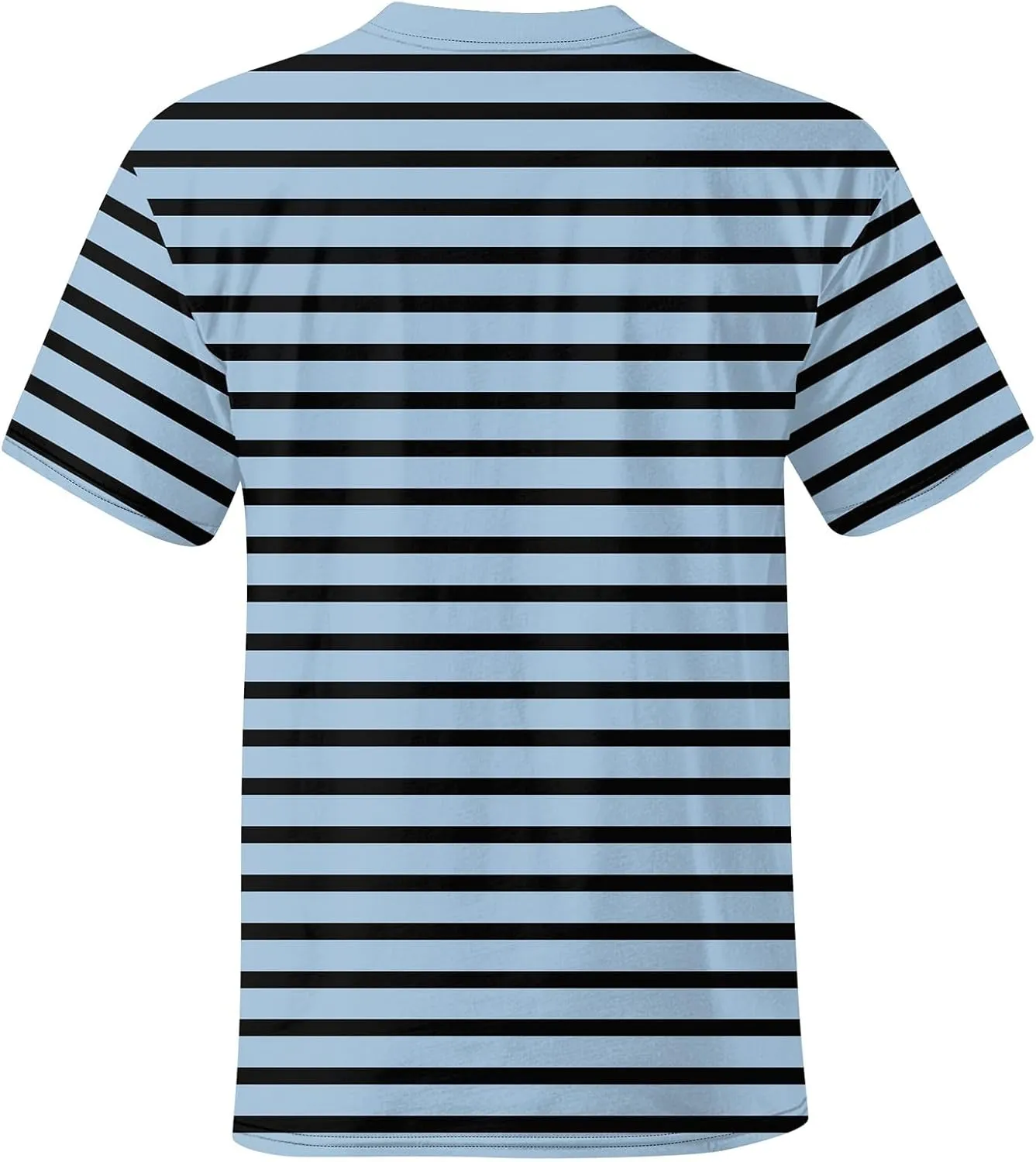 Men's T Shirts Summer Short Sleeve Striped T-Shirt Crewneck Casual Loose Tee Tops Graphic T Shirts, S-4XL