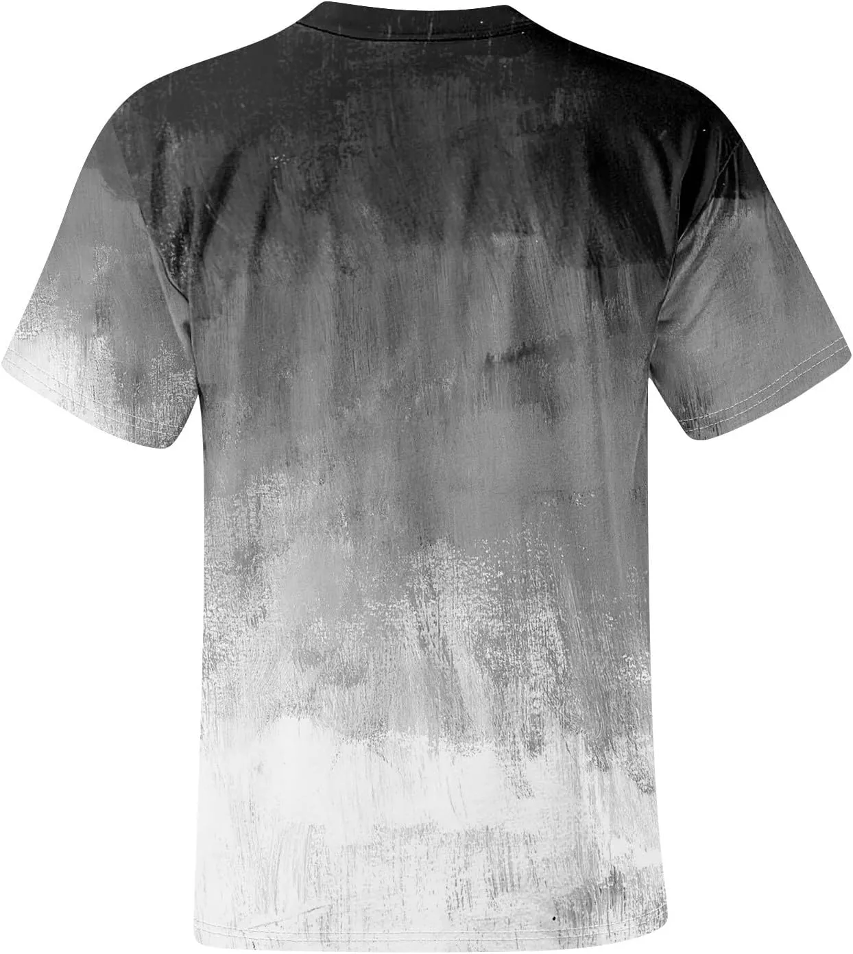 Men's Tie Dye T-Shirt Oversized Gradient Color Short Sleeve T-Shirt Summer Casual Crew Neck Loose Fit Tee Shirts
