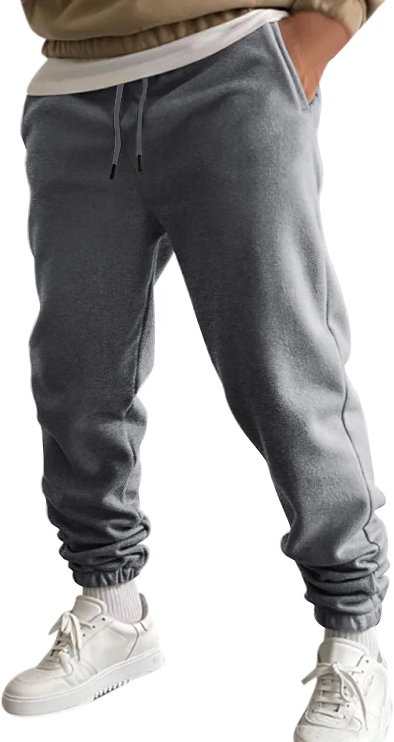 Mens Workout Cargo Sweatpants Men Big and Tall Mens Joggers Sweatpants Slim Fit Mens Athletic Jogger Pants Sweatpants