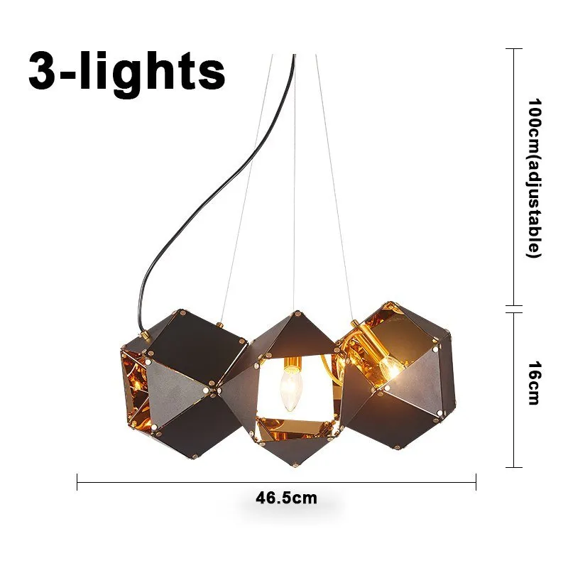 Modern Metal Creative Pendant Light for Living Room Dining Room Circular Design Hanging Lamps Home Decoration Lighting Fixtures