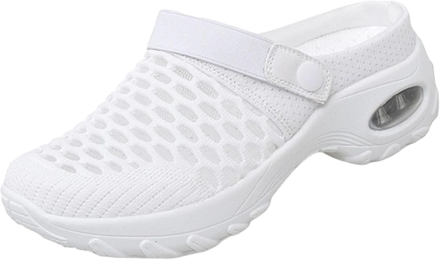 Mules Clogs Shoes for Women Men Air Cushion Orthopedic Platform Mesh Sneaker Sandals Orthopedic Diabetic Slippers Walking Shoe Womens Summer Lightweight Beach Outdoor