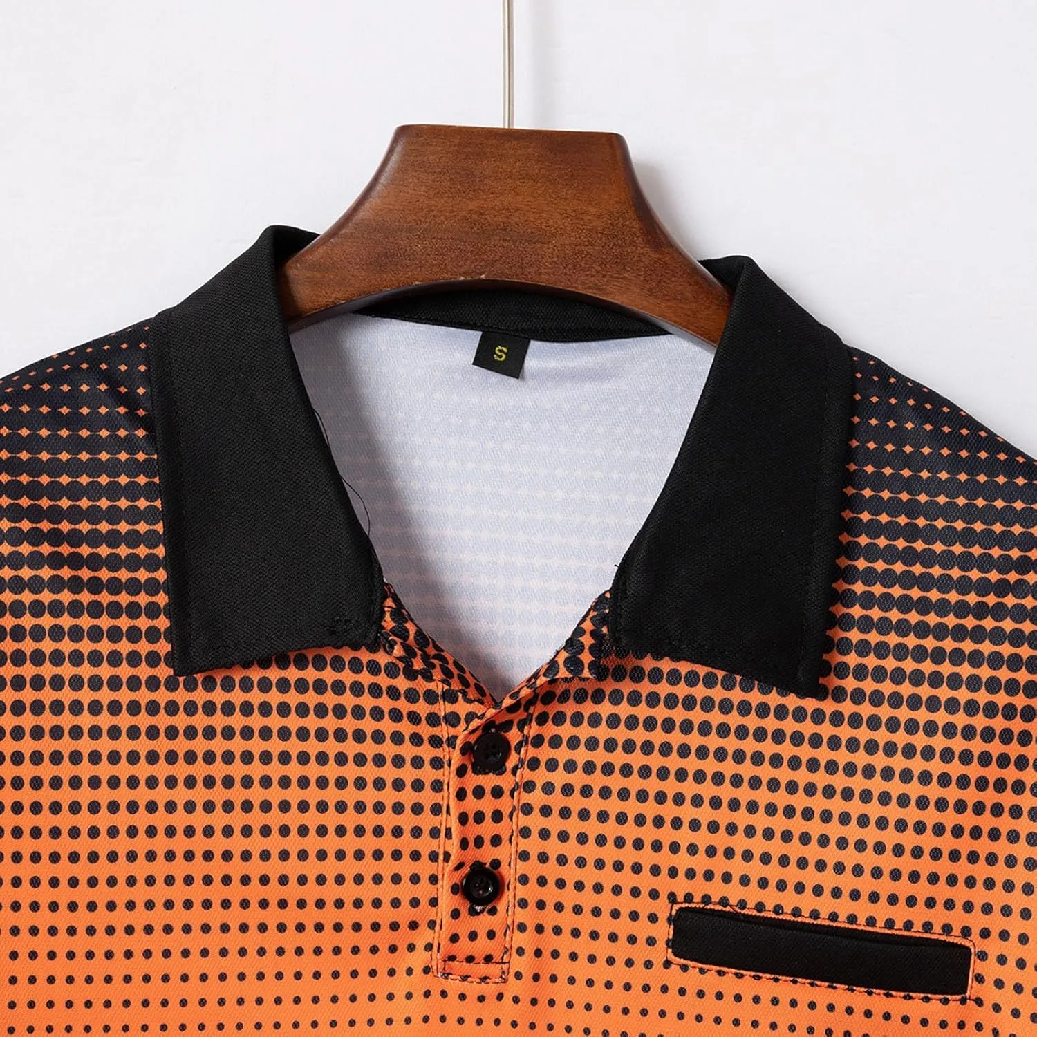 Muscularfit Mens Shirts Casual Stylish Button Down Short Sleeve Polo Shirt Summer Vacation Shirts Loose Athletic Pullover Tee