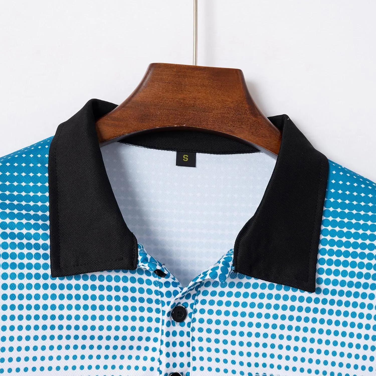Muscularfit Mens Shirts Casual Stylish Button Down Short Sleeve Polo Shirt Summer Vacation Shirts Loose Athletic Pullover Tee