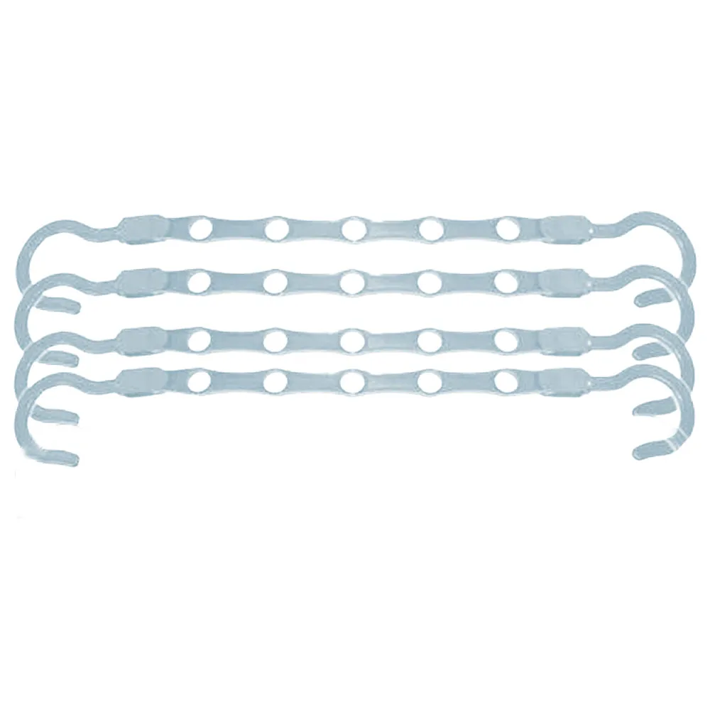 New Lot 4 Space Saver Wonder Magic Clothes Hangers Closet Organizer Hooks Stand