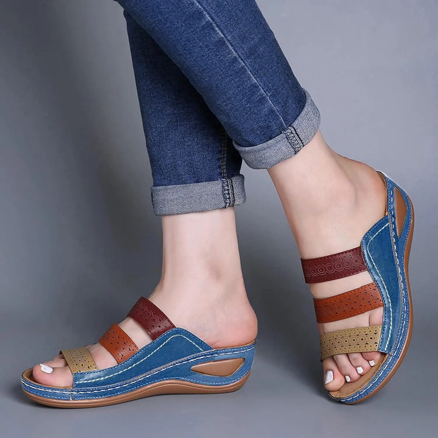 Orthopedic Closed Toe Sandals for Women Arch Support Black Walking Shoes Women Dressy Beach Sandals for Women Dressy Slides Hiking Sandals Women Walking Shoes Women Trendy Tan Sandals for Women Flat