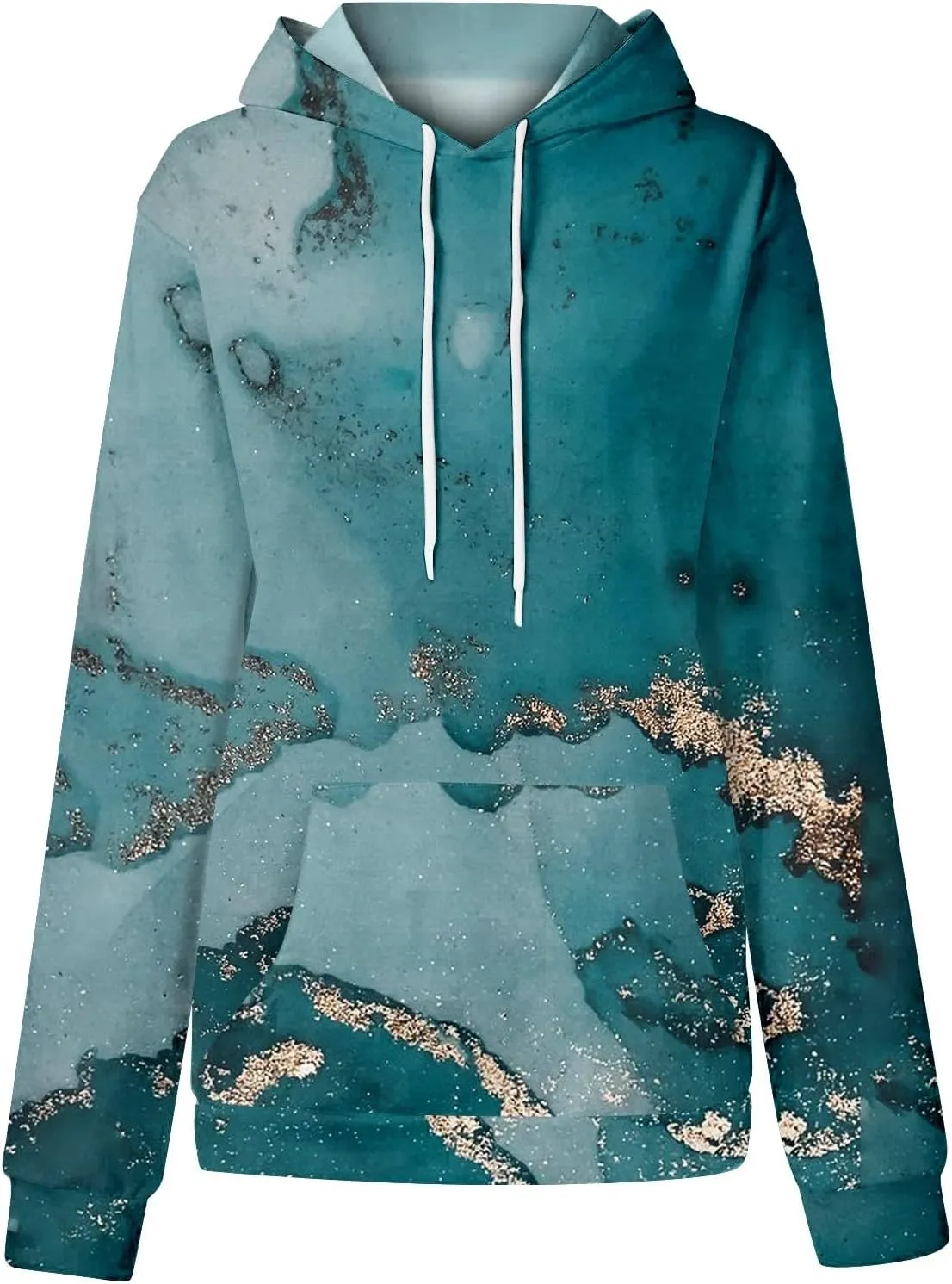 Oversized Hoodies for Women Graphic Plus Size Hooded Swaetshirt with Pockets Drop Shoulder Preppy Y2k Hoodie