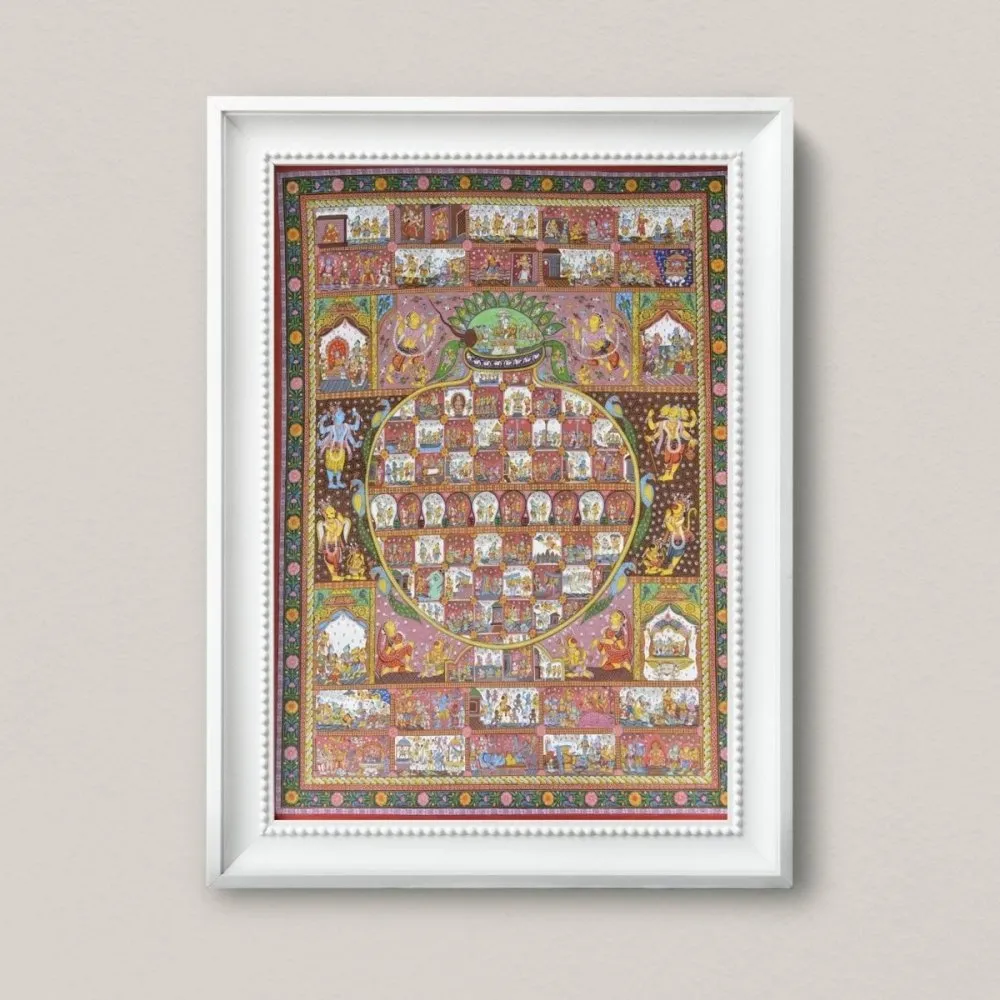 Pattachitra Painting of Purna Kumbha
