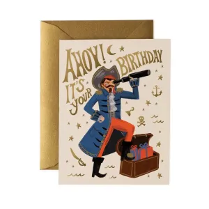 Pirate Birthday Card