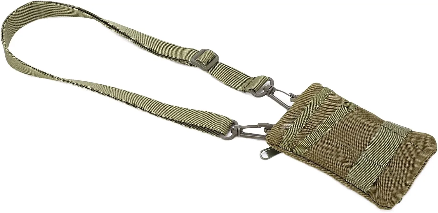 Portable Travel Zipper Waist Bag Outdoor EDC Molle Pouch Wallet for Camping Hiking