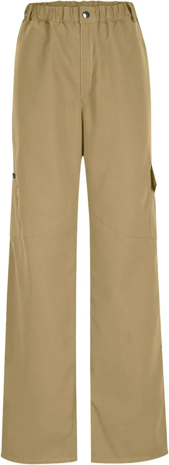 Quick Dry Cargo Pants for Women Lightweight Tactical Hiking Pants with Pockets Elastic Waist Tactical Trouser Bottoms