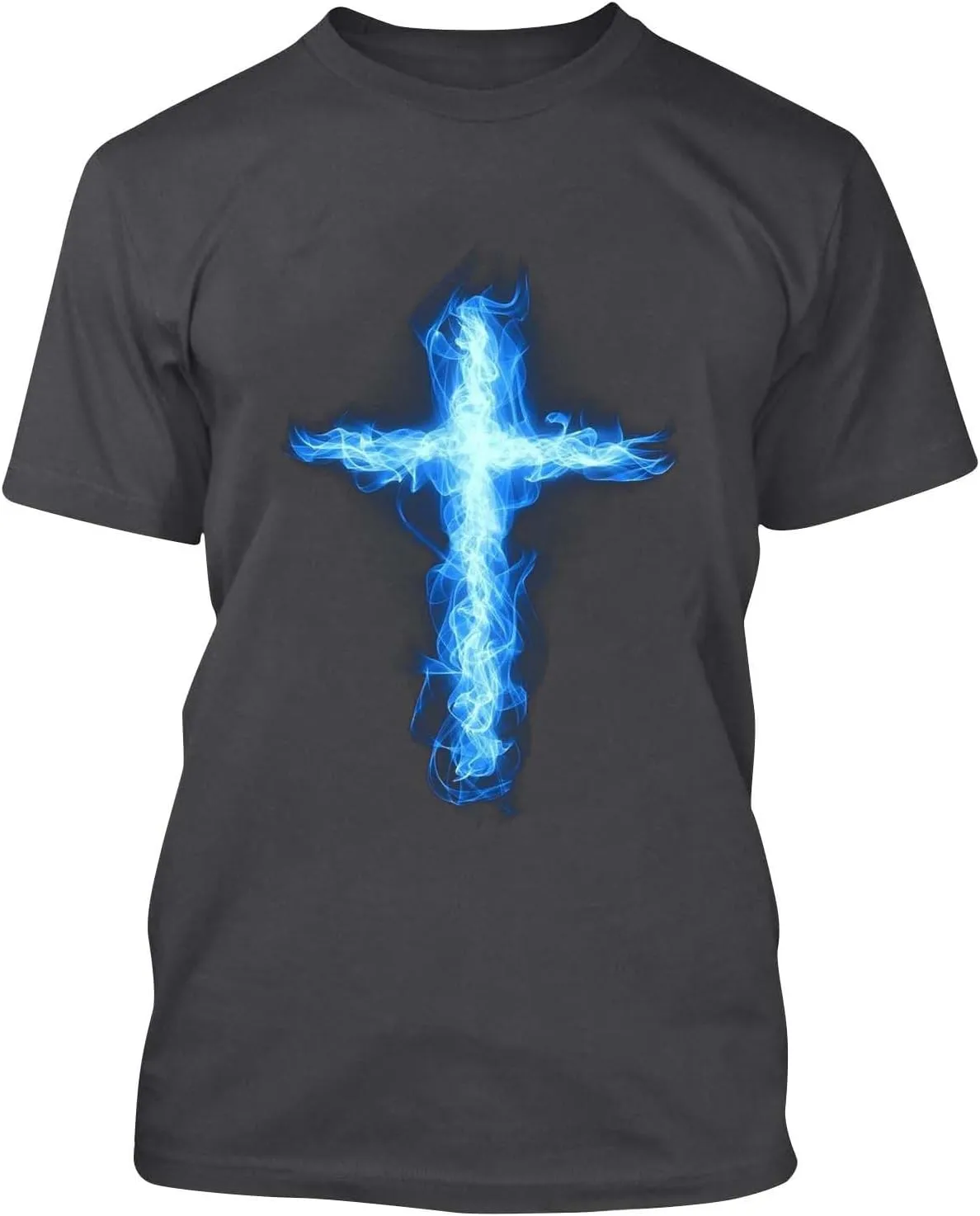 Religious Shirts for Men Christian Good Friday Shirt Funny 3D Graphic Faith Jesus Cross Print Short Sleeve Workout Tee Tops
