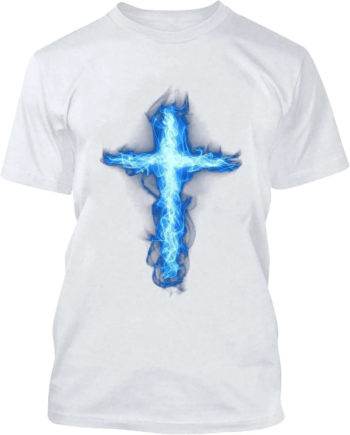 Religious Shirts for Men Christian Good Friday Shirt Funny 3D Graphic Faith Jesus Cross Print Short Sleeve Workout Tee Tops