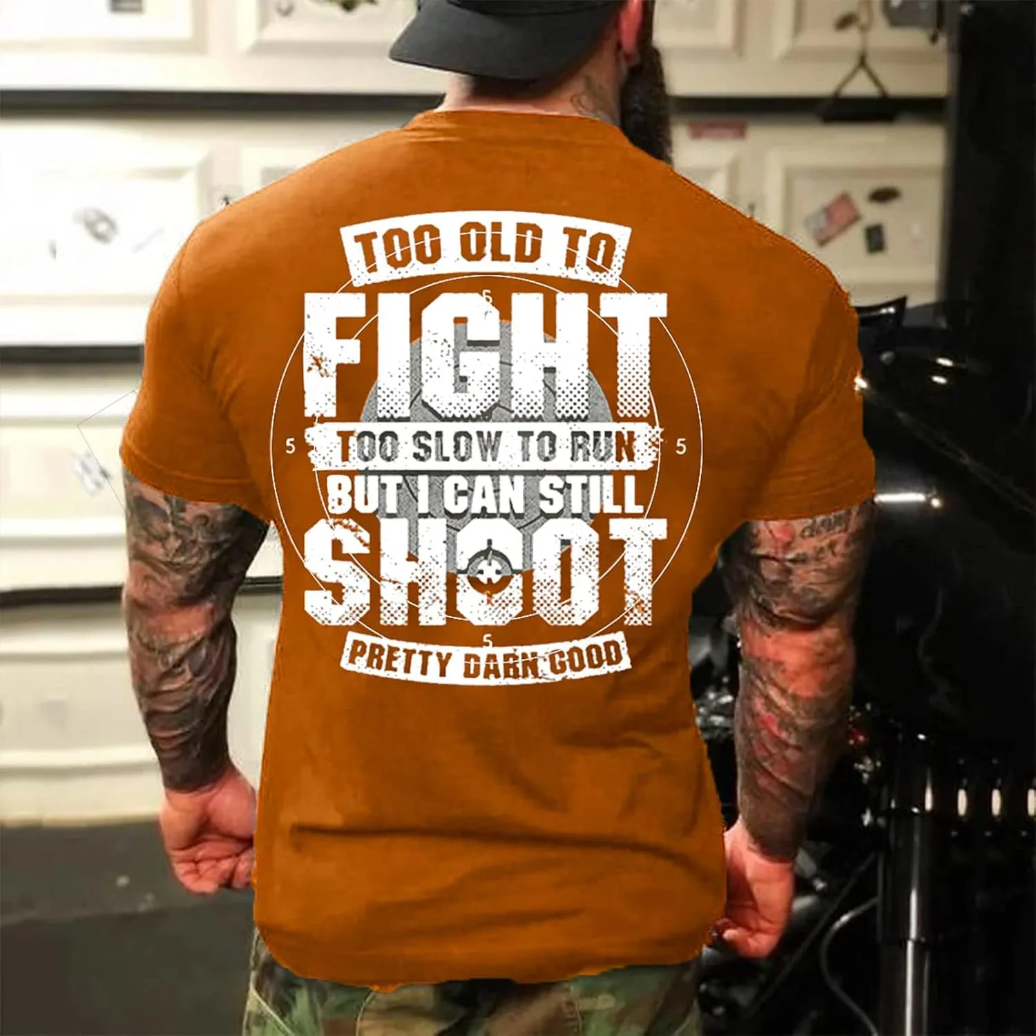 RTRDE Men's Fashion Tshirts Graphic Tees Crewneck T-Shirts Casual Short Sleeve Letter Print T Shirts, S-5XL