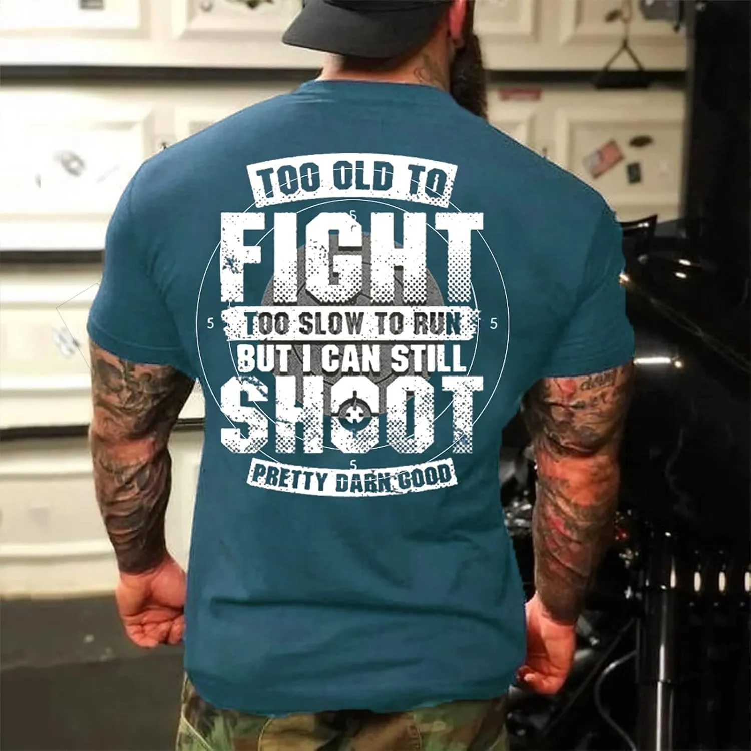 RTRDE Men's Fashion Tshirts Graphic Tees Crewneck T-Shirts Casual Short Sleeve Letter Print T Shirts, S-5XL