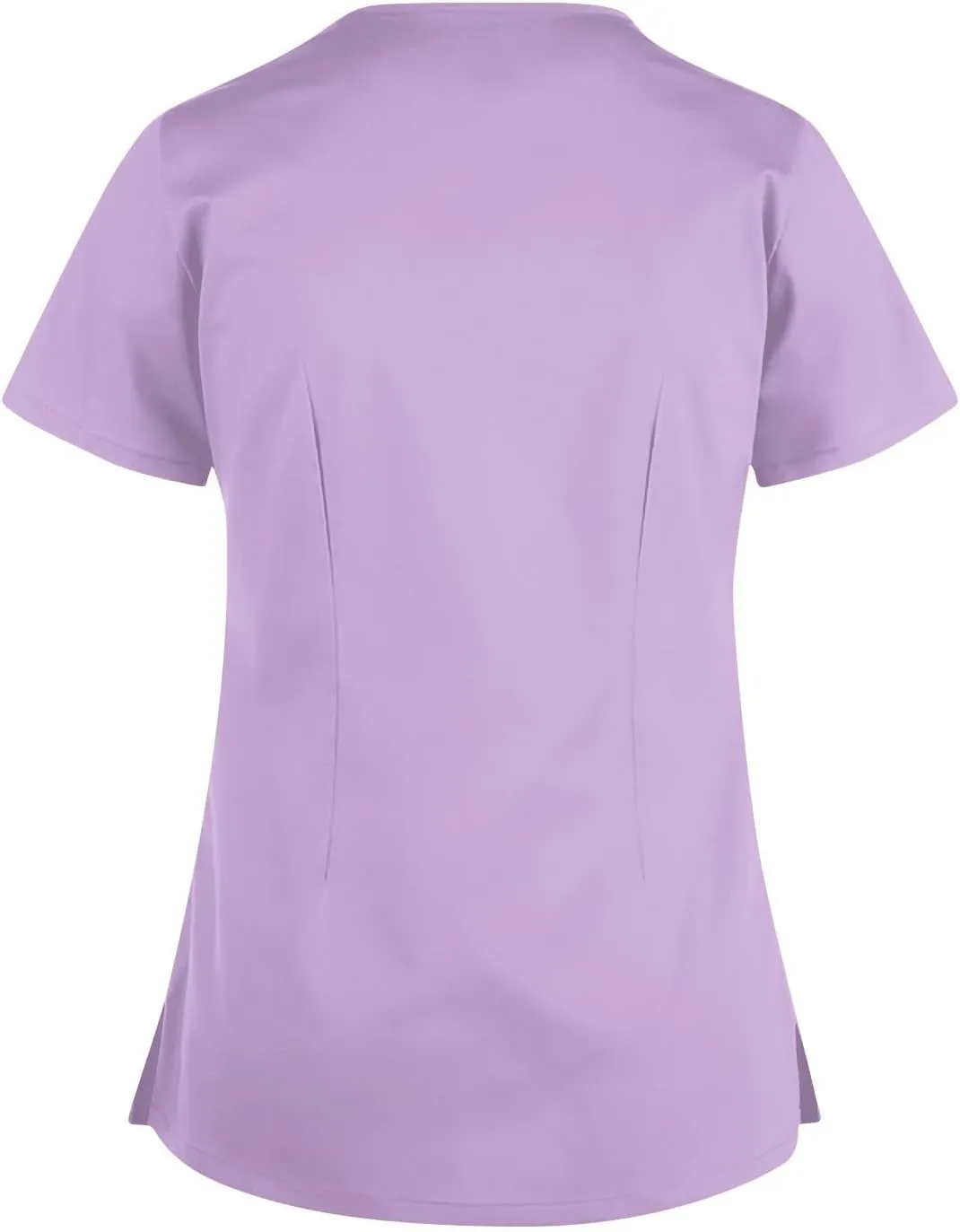 Scrubs for Women Print Short Sleeve Working T-Shirts Criss Cross V Neck Dressy T Shirts Summer Nurse Uniforms