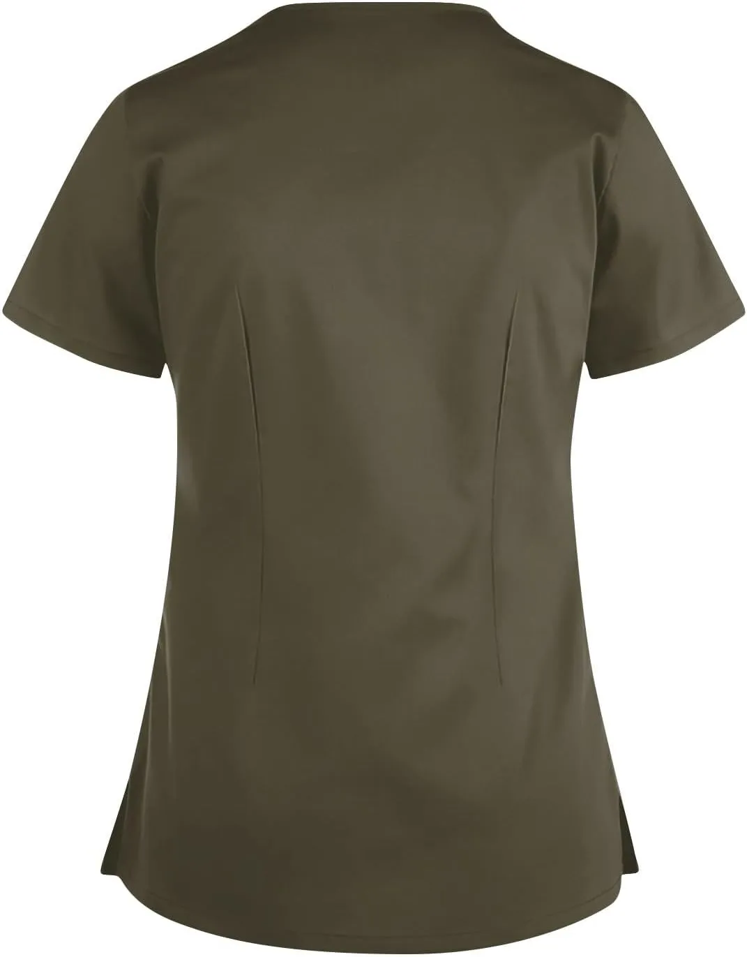 Scrubs for Women Print Short Sleeve Working T-Shirts Criss Cross V Neck Dressy T Shirts Summer Nurse Uniforms