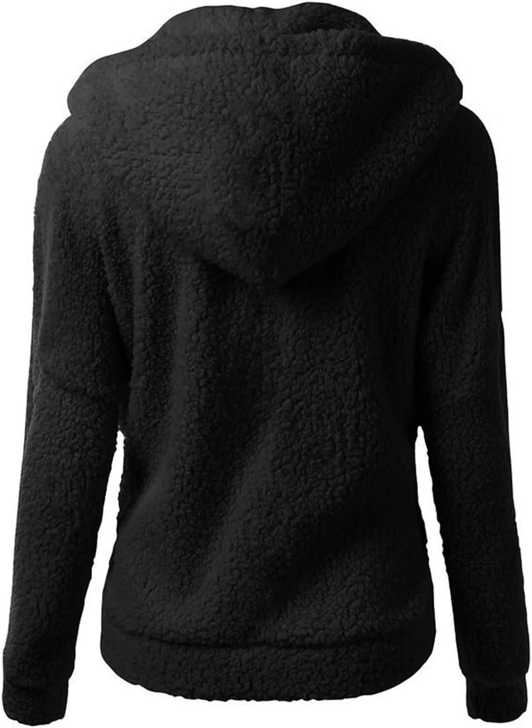 Sherpa Jacket Women Lightweight Fleece Zip Up Hoodie Jackets Casual Cozy Soft Fluffy Fuzzy Sweater Coats with Pockets